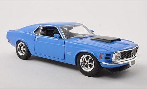 Diecast model cars Ford Mustang 1/24 Motormax Boss 429 blue 1970 Ford Mustang 1/24 Motormax Boss 429 blue 1970 diecast model cars
