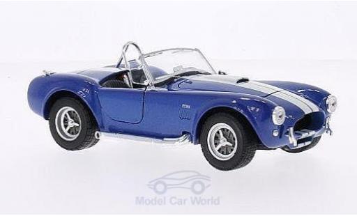 Diecast model cars Shelby Cobra 1/18 Welly 427 SC metallic blue/white 1965 Shelby Cobra 1/18 Welly 427 SC metallic blue/white 1965 diecast model cars