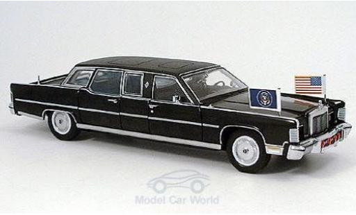 Lincoln Continental 1/24 Yat Ming Reagan Car 1972 US-Standarten liegen bei diecast model cars