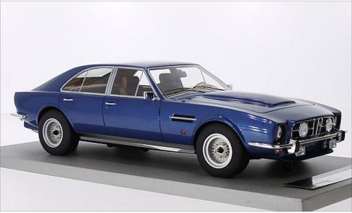 Aston Martin Lagonda saloon 1/18 Tecnomodel V8 4-Door metallic blue 1974 diecast model cars