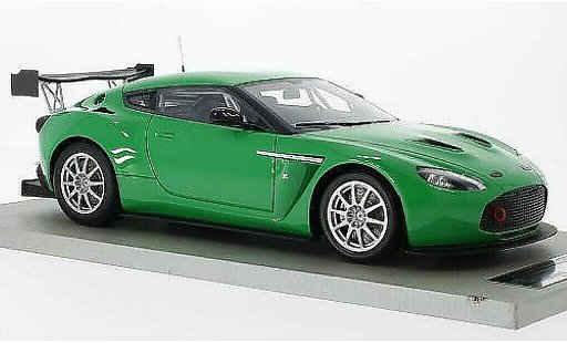 Aston Martin V12 Zagato coupe 1/18 Tecnomodel Zagato Press Version green 2011 diecast model cars