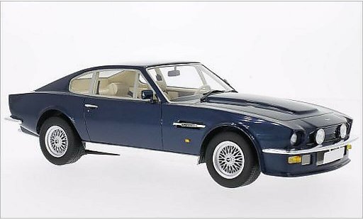 Aston Martin V8 vantage 1/18 CMF metallic blue 1977 diecast model cars
