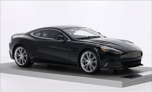 Aston Martin Vanquish coupe 1/18 Tecnomodel black diecast model cars