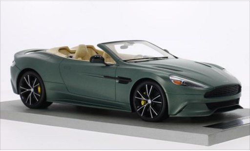 Aston Martin Vanquish volante 1/18 Tecnomodel matt-green diecast model cars