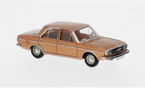 Audi 100 1/87 Brekina (C1) orange 1969 1:87 diecast model cars