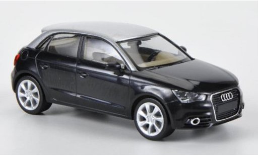 Audi A1 sportback 1/87 Herpa black/grey diecast model cars