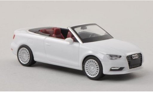 Audi A3 cabriolet 1/87 Herpa Convertible white diecast model cars