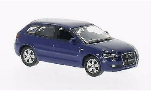 Audi A3 sportback 1/87 Welly blue diecast model cars