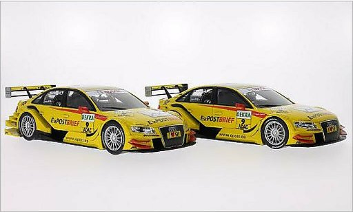 Audi A4 dtm 1/18 Norev yellow No.9 EPost Brief 2011 diecast model cars