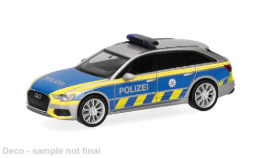 Diecast model cars Audi A6 Avant Polizei Th&Atilde;&frac14;ringen 1/87 Herpa