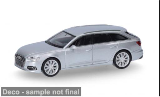 Diecast model cars Audi A6 Avant silber 1/87 Herpa