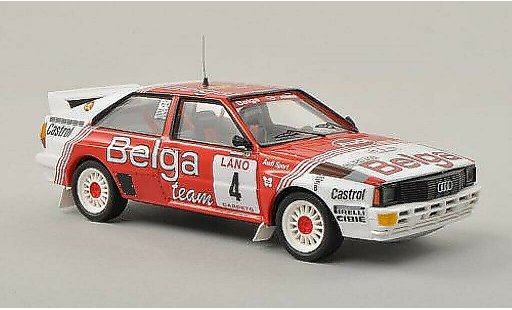 Audi Quattro rallye 1/43 Trofeu No.4 Belga Rally Ypern 1983 /W.Lux diecast model cars