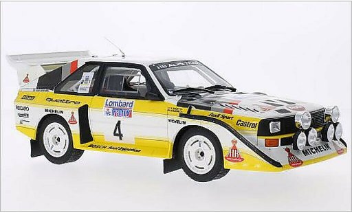 Audi Sport Quattro s1 1/18 Ottomobile No.4 HB Team HB Rally RAC Lombard 1985 diecast model cars