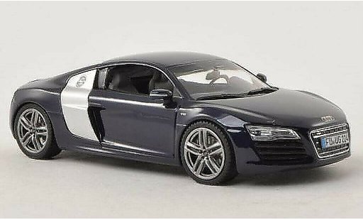 Audi R8 coupe 1/43 Schuco Facelift blue diecast model cars