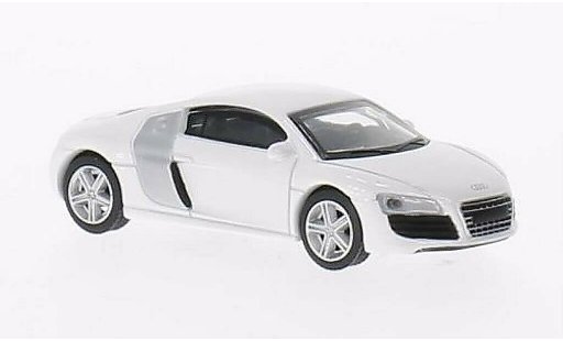 Audi R8 coupe 1/64 Schuco white diecast model cars