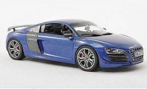 Audi R8 gt 1/43 Schuco blue/carbon diecast model cars