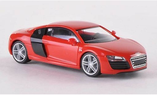 Audi R8 coupe 1/87 Herpa red/black Facelift diecast model cars