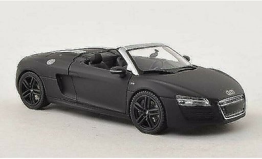 Audi R8 spyder 1/43 Schuco matt-black diecast model cars