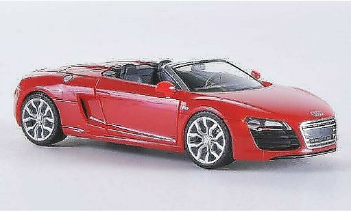 Audi R8 spyder 1/87 Herpa red 2012 diecast model cars