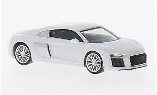 Audi R8 v10 1/87 Herpa white diecast model cars