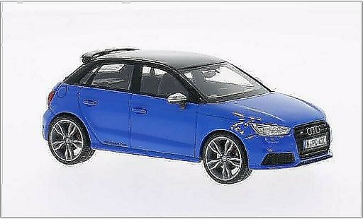 Audi S1 sportback 1/43 Neo blue/black 2014 diecast model cars