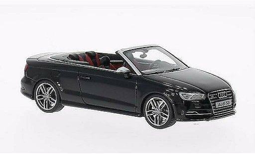 Audi S3 cabriolet stronic 1/43 Minichamps Convertible black 2013 diecast model cars