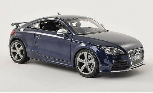 Audi TT rs 1/18 Burago blue diecast model cars