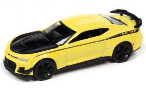 Diecast model cars Chevrolet Camaro 1/64 Auto World ZL1 1LE Nickey yellow clair 2019 Chevrolet Camaro 1/64 Auto World ZL1 1LE Nickey yellow clair 2019 diecast model cars