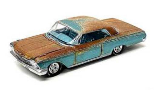 Diecast model cars Chevrolet Impala 1/64 Auto World metallise turquoise/brown 1972 Chevrolet Impala 1/64 Auto World metallise turquoise/brown 1972 diecast model cars