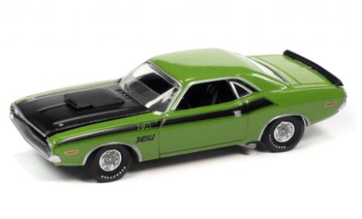 Diecast model cars Dodge Challenger 1/64 Auto World T/A la chaux/black 1970 Dodge Challenger 1/64 Auto World T/A la chaux/black 1970 diecast model cars