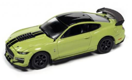 Shelby GT 500 1/64 Auto World Ford Mustang Track Pack la chaux/black 2020 diecast model cars