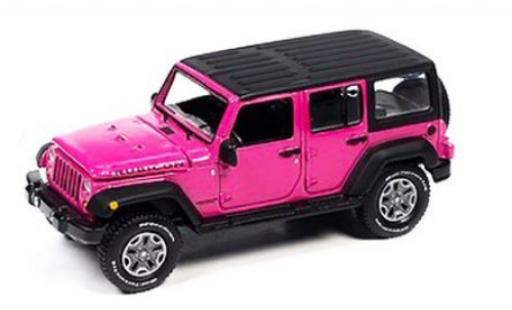 Diecast model cars Jeep Wrangler 1/64 Auto World Unlimited 4x4 Rubicon pink 2018 Jeep Wrangler 1/64 Auto World Unlimited 4x4 Rubicon pink 2018 diecast model cars