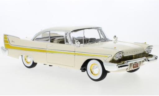 Diecast model cars Plymouth Fury 1/18 Auto World beige/gold 1957 Plymouth Fury 1/18 Auto World beige/gold 1957 diecast model cars