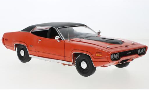 Diecast model cars Plymouth GTX 1/18 Auto World orange/matt-black 1971 Plymouth GTX 1/18 Auto World orange/matt-black 1971 diecast model cars
