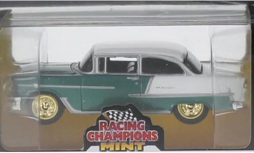 Diecast model cars Chevrolet Bel Air 1/64 Auto World matt-türkis/matt-white 1955 goldene Felgen Chevrolet Bel Air 1/64 Auto World matt-türkis/matt-white 1955 goldene Felgen diecast model cars