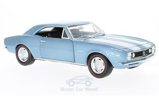 Diecast model cars Chevrolet Camaro 1/18 Auto World Z28 metallic blue 1967 50th Anniversary ohne Vitrine Chevrolet Camaro 1/18 Auto World Z28 metallic blue 1967 50th Anniversary ohne Vitrine diecast model cars