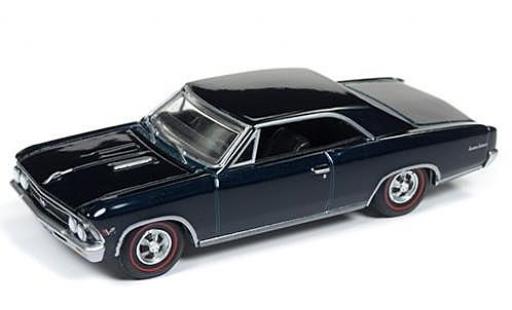 Diecast model cars Chevrolet Chevelle 1/64 Auto World SS 396 blue 1966 sans Vitrine Chevrolet Chevelle 1/64 Auto World SS 396 blue 1966 sans Vitrine diecast model cars