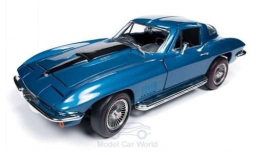 Diecast model cars Chevrolet Corvette 1/18 Auto World 427 metallic blue 1967 Chevrolet Corvette 1/18 Auto World 427 metallic blue 1967 diecast model cars