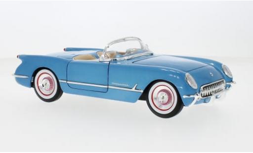 Chevrolet Corvette 1/18 Auto World (C1) Cabriolet metallise blau 1954 1:18 diecast model cars