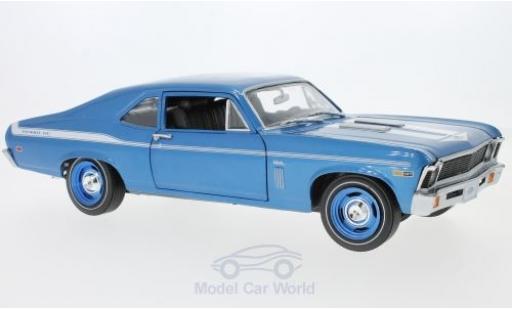Chevrolet Nova 1969 1/18 Auto World Yenko Coupe metallic blue 1969 diecast model cars