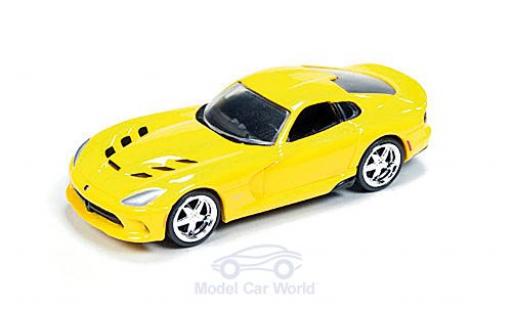 Dodge Viper 1/64 Auto World SRT yellow 2014 diecast model cars