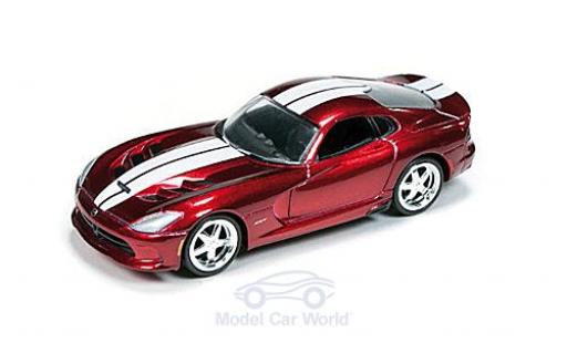 Diecast model cars Dodge Viper 1/64 Auto World SRT metallic red/white 2014 Special Version Dodge Viper 1/64 Auto World SRT metallic red/white 2014 Special Version diecast model cars