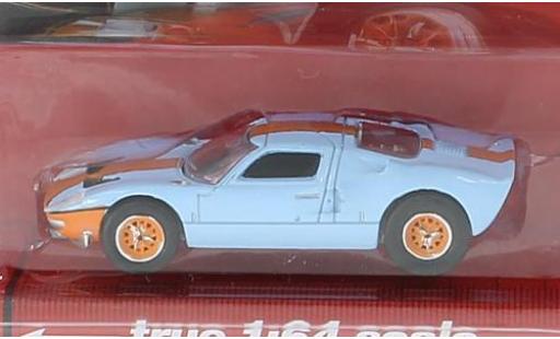 Diecast model cars Ford GT40 1/64 Auto World blue/orange 1965 Ford GT40 1/64 Auto World blue/orange 1965 diecast model cars