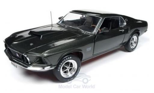 Diecast model cars Ford Mustang 1/18 Auto World Boss 429 metallic green 1969 Ford Mustang 1/18 Auto World Boss 429 metallic green 1969 diecast model cars