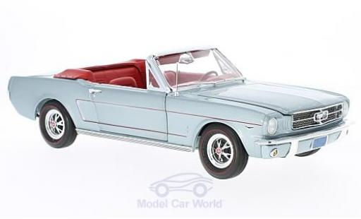Diecast model cars Ford Mustang 1/18 Auto World Convertible metallic grey 1965 ohne Vitrine Ford Mustang 1/18 Auto World Convertible metallic grey 1965 ohne Vitrine diecast model cars