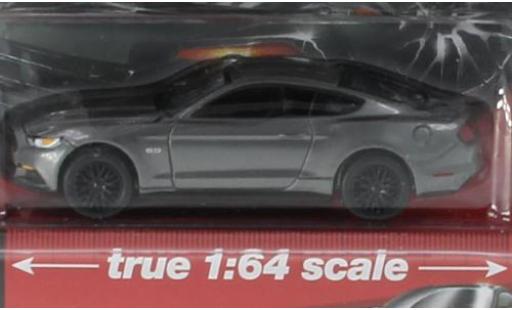 Diecast model cars Ford Mustang 1/64 Auto World GT metallic grey 2017 Ford Mustang 1/64 Auto World GT metallic grey 2017 diecast model cars