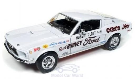 Diecast model cars Ford Mustang 1/18 Auto World S/S Cobra Jet Paul Harvey 1968 H.Platt Ford Mustang 1/18 Auto World S/S Cobra Jet Paul Harvey 1968 H.Platt diecast model cars