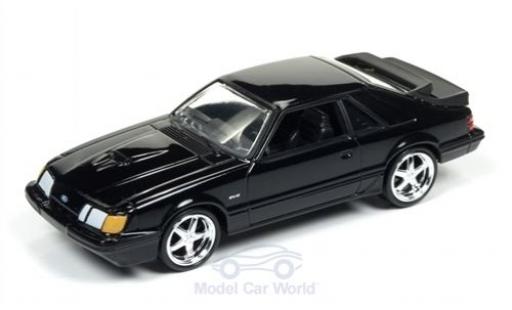 Diecast model cars Ford Mustang 1/64 Auto World SVO black 1985 Ford Mustang 1/64 Auto World SVO black 1985 diecast model cars