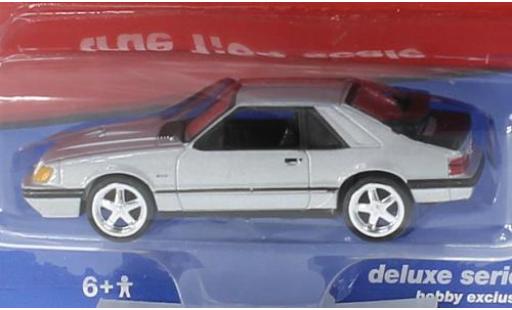 Diecast model cars Ford Mustang 1/64 Auto World SVO grey 1984 Ford Mustang 1/64 Auto World SVO grey 1984 diecast model cars