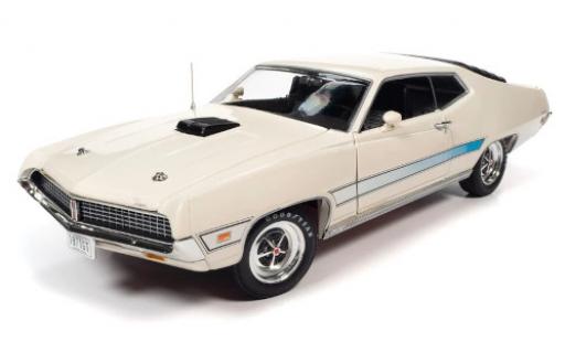 Ford Torino 1/18 Auto World white/Dekor 1971 diecast model cars